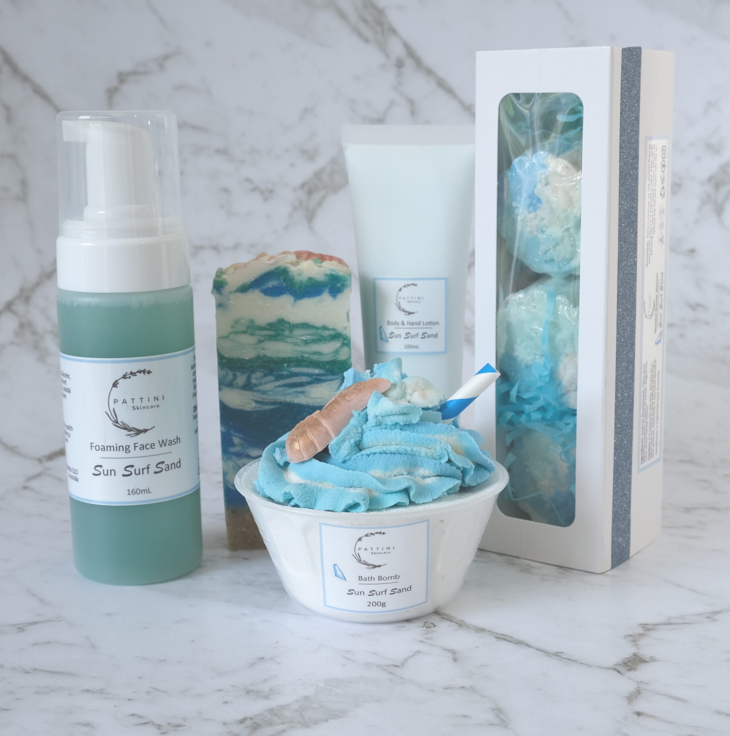 Sun Surf & Sand Collection by Pattini Skincare