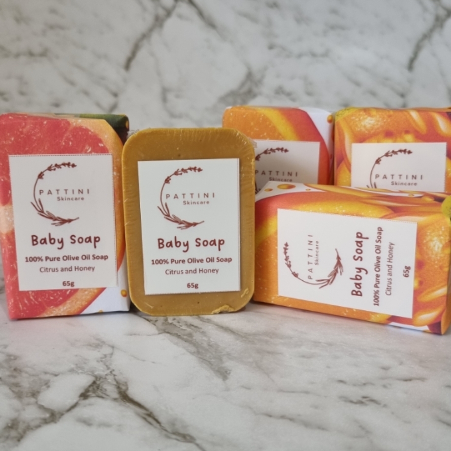 Baby Soap Citrus & Honey by Pattini Skincare in 65g