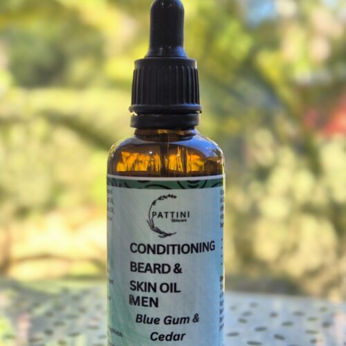 Pattini Skincare Conditioning Beard & Skin Oil for Men 50ml - Blue Gum & Cedar picture