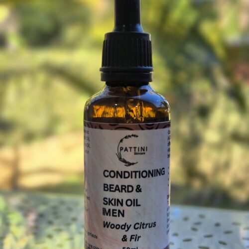 Pattini Skincare Conditioning Beard & Skin Oil for Men 50ml Woody Citrus & Fir picture