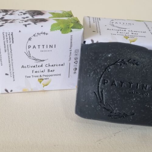 Activated Charcoal Facial Bar - Tea Tree & Peppermint