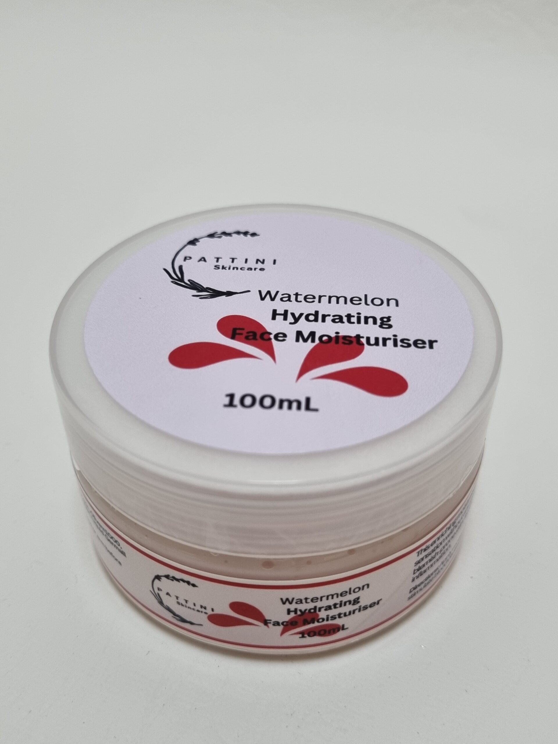 Face Moisturiser - Watermelon 100ml for all skin types by Pattini Skincare
