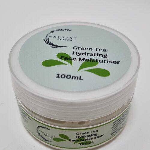Face Moisturiser - Green Tea 100ml for all skin types by Pattini Skincare
