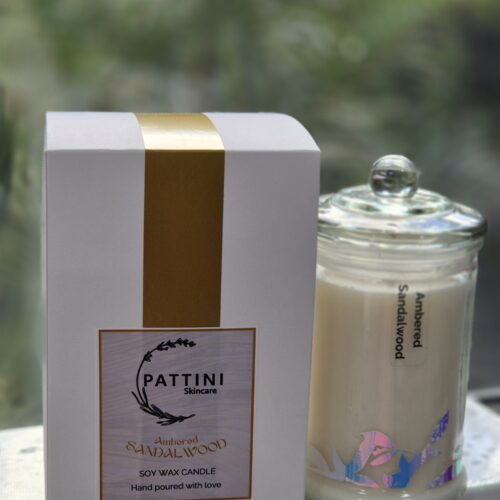 Ambered Sandalwood Soy Candle - large picture