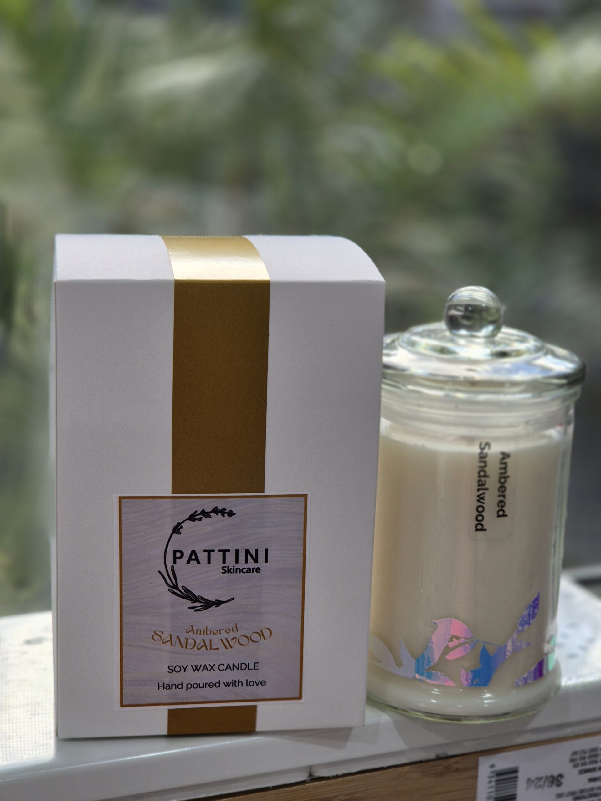 Ambered Sandalwood Soy Candle - large picture