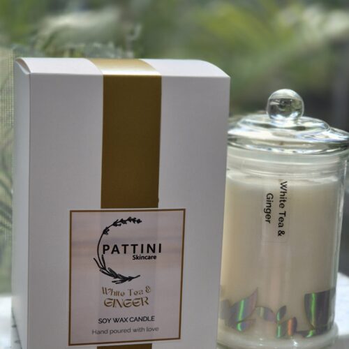 SWCWTGLGE Soy Wax Candle - White Tea & Ginger 55+hrs picture