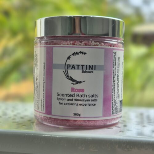 Rose Bath Salts with Epsom & Himalayan Salts