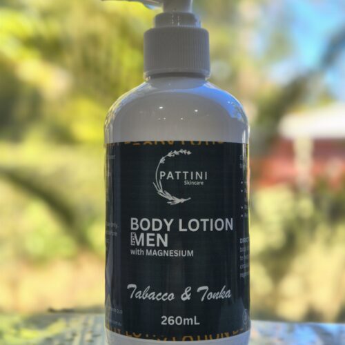 Pattini Skincare Tobacco & Tonka Body Lotion with Magnesium 260mL picture