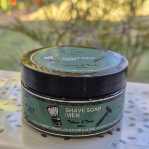 BCSSTT100 Shave Soap for Men Tobacco & Tonka