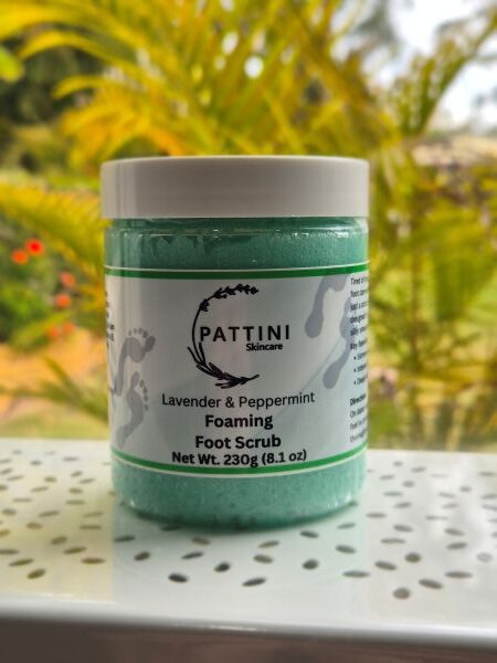 Lavender Peppermint Foaming Foot Scrub