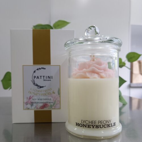 SWCLPHLGE Lychee Peony Honeysuckle Soy Candle candle&box