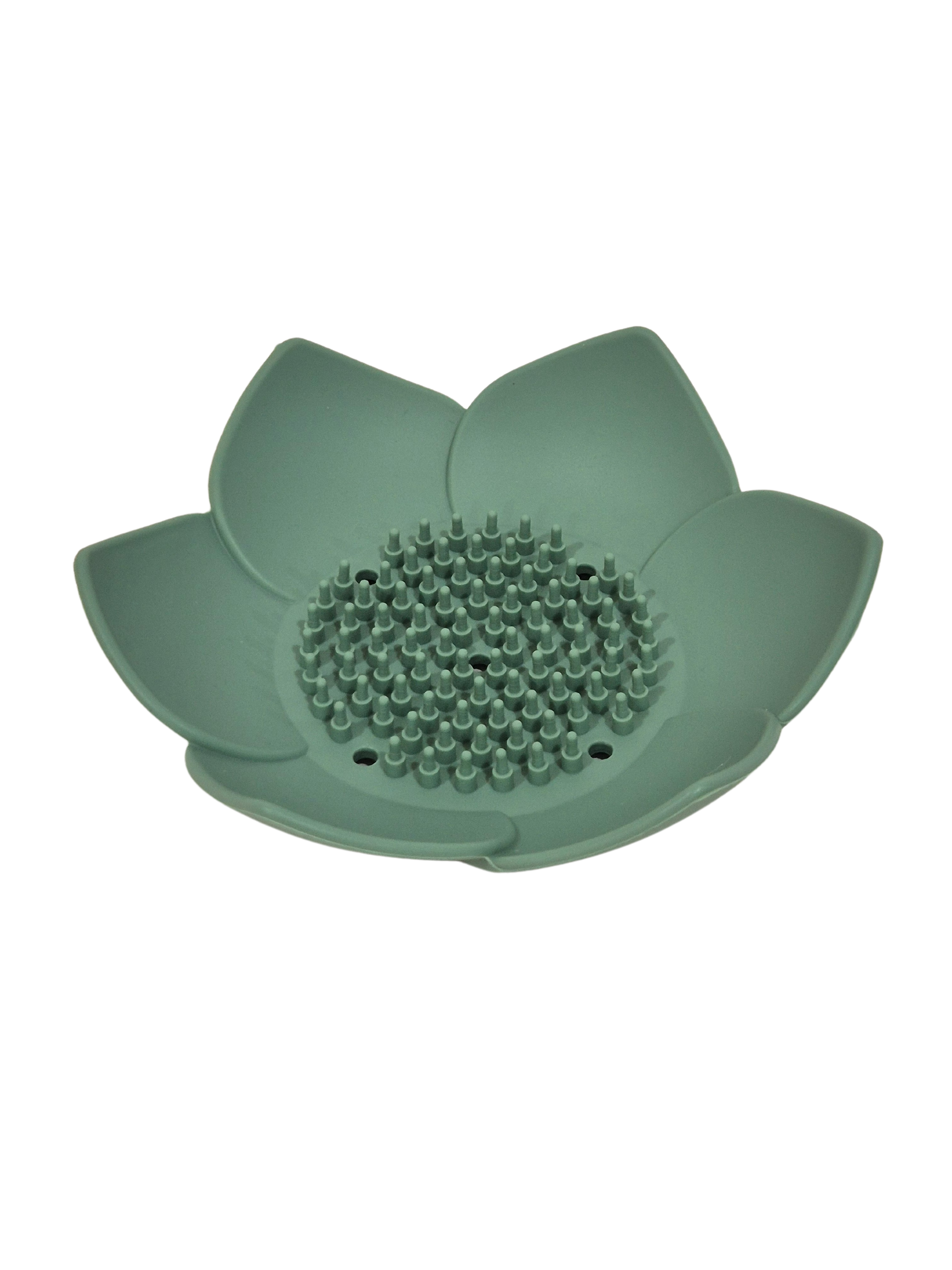 Picture - LSSTGreen Lotus Shower Steamer Tray - Green