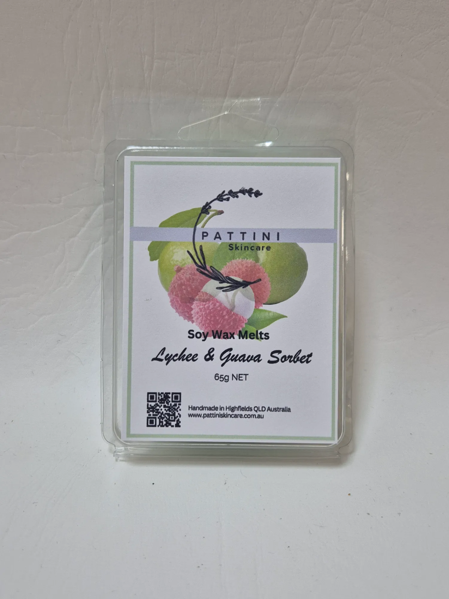 SWMLYC65 Soy Wax Melts - Lychee & Guava Sorbet 65g
