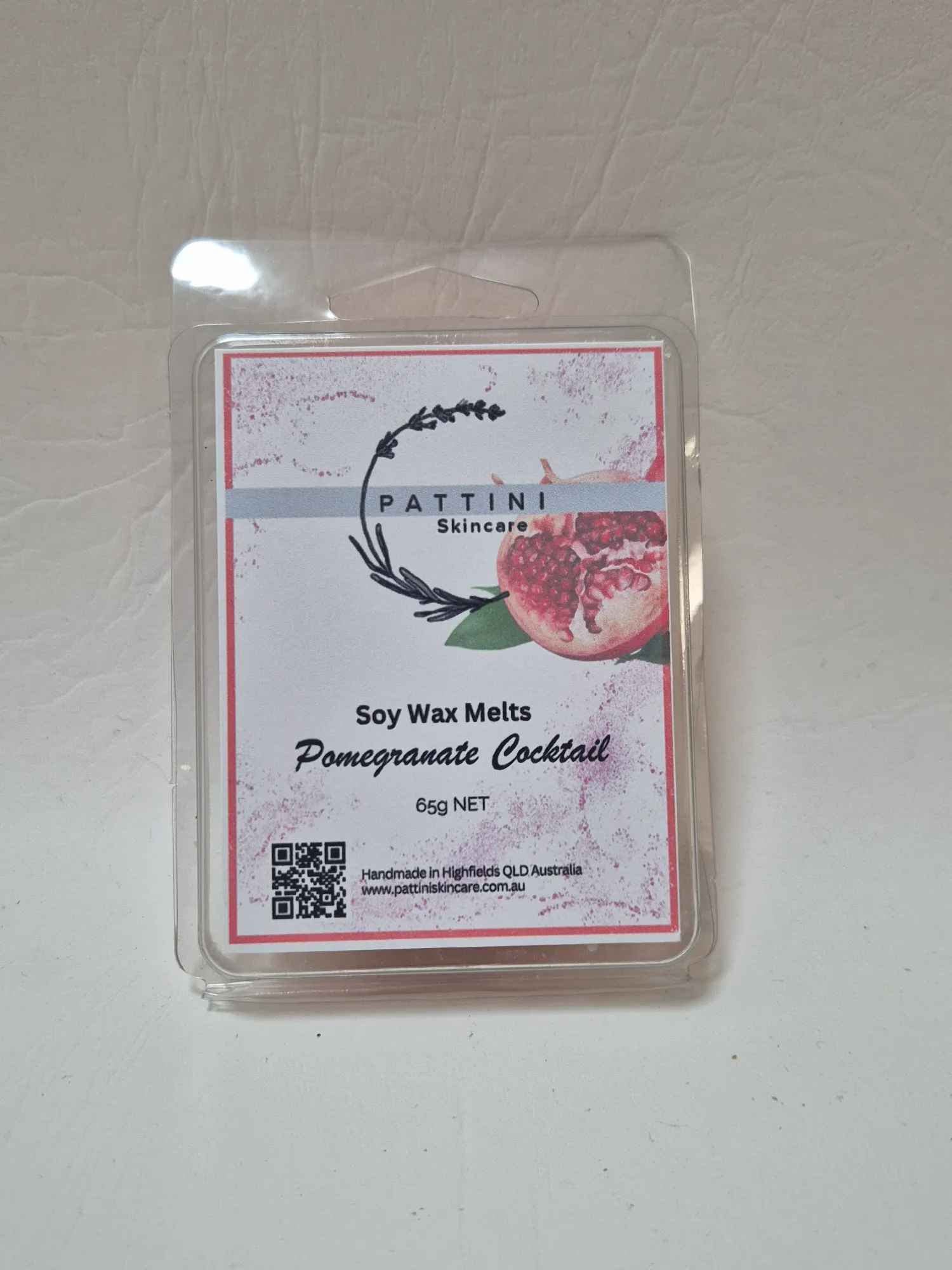 SWMPOM65 Soy Wax Melts - Pomegranate Cocktail 65g