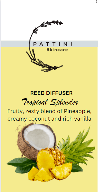 Tropical Splender Reed Diffuser 100ml by Pattini Skincare