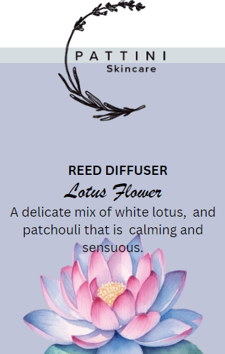Lotus Flower Reed Diffuser 100ml by Pattini Skincare