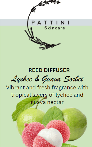 Lychee & Guava Sorbet Reed Diffuser 100ml by Pattini Skincare
